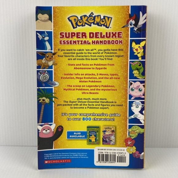 Pokemon Super Deluxe Essential Handbook Softcover - Picture 2 of 12